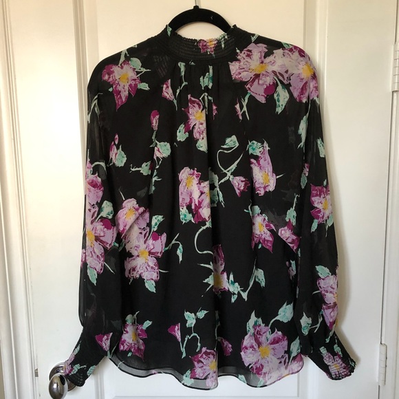 A.L.C. Venetia Floral Silk Blouse NWOT - Picture 2 of 9